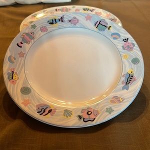 Vitromaster “Sea Side” Pattern Dinner Plates